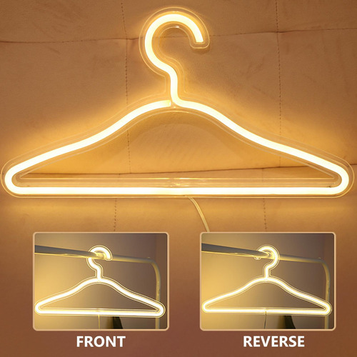 Colgador De Tela Led Percha De Ropa Con Luz Led Fácil De Con
