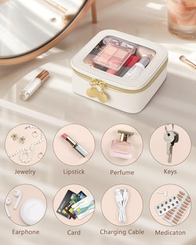 Bolsa De Maquillaje Transparente Y Portátil Para Viajes
