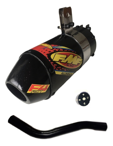 Escape Silenciador Fmf 4 Oval + Curva+sordina Yamaha Xt 350