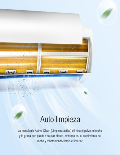 Minisplit Forest Plus Save Inverter Midea, 1 Ton, Frío/calor Color Blanco
