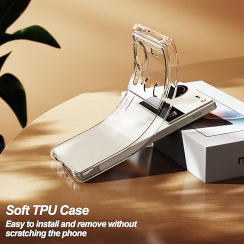 Capa Transparente À Prova De Quedas Para Zte Nubia Z70 Ultra