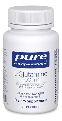 L Glutamina 500 Mg Inmunologico Gastrointestinal 90 Cap