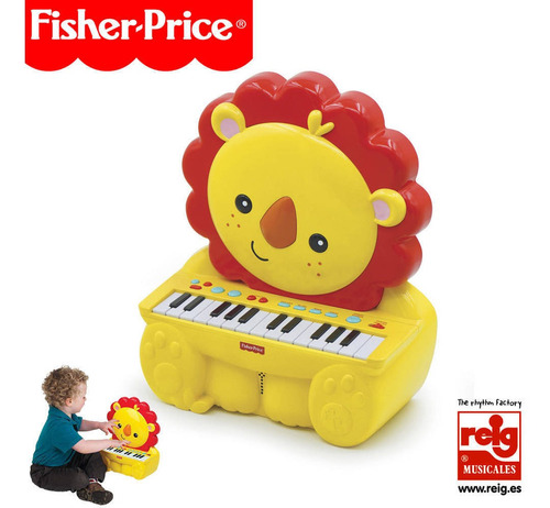 Piano Leon 25 Keys Instrumento Infantil Fisher Price (2516)