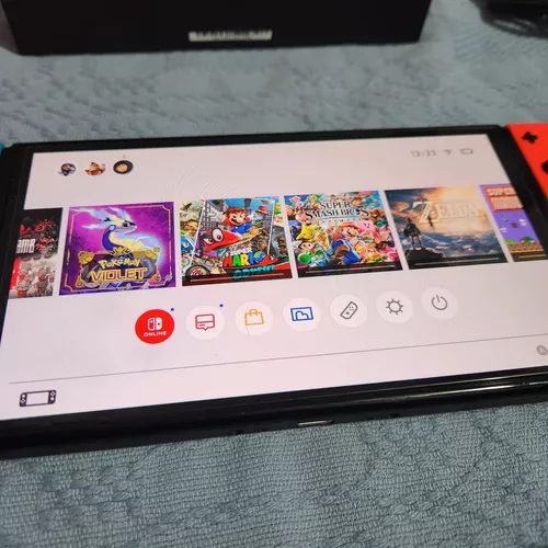 NINTENDO SWITCH OLED BRANCO - Escorrega o Preço