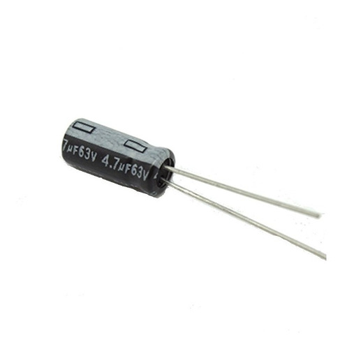 Capacitor Electrolitico 4.7 Uf 63 V Pack 30 Piezas