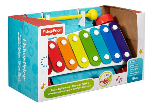 Tambor Bateria Xilofono Instrumento Percusión Fisher Price