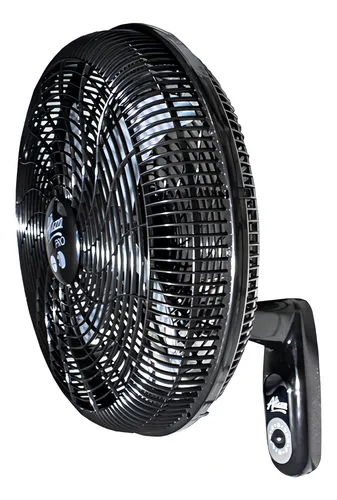 Ventilador Altezza Pared Malla Plastica Negro Awfpg1877pro Cantidad De Aspas 4