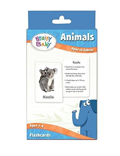 Brainy Bebé Enseñar A Su Hijo Set Animales Flashcards - Simi