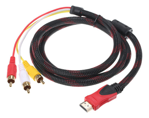 R0x Cable De Vídeo Hd A O A Cable Av Macho De 3 A, 1,5 M