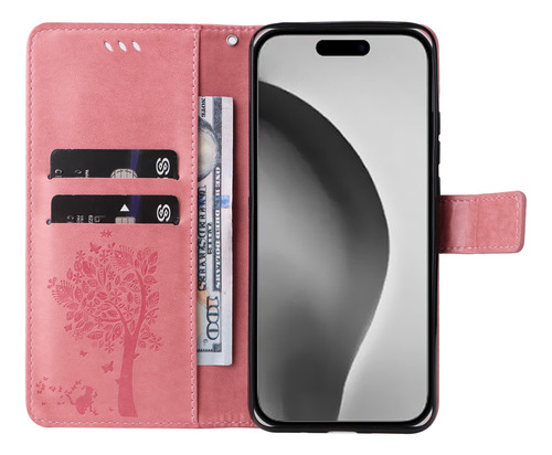 Funda De Piel Sintética De Alta Calidad Para Realme C11 2021/c15/c17 Con Moleteo, Ranura, Antivibración, Abatible, Soporte