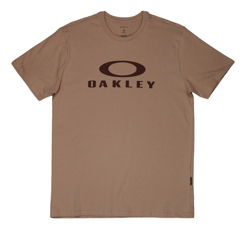 Camisa Masculina Oakley Logotipo O-bark Tee Forged Iron