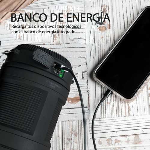 Linterna Led De Camping Nebo Big Poppy Recargable