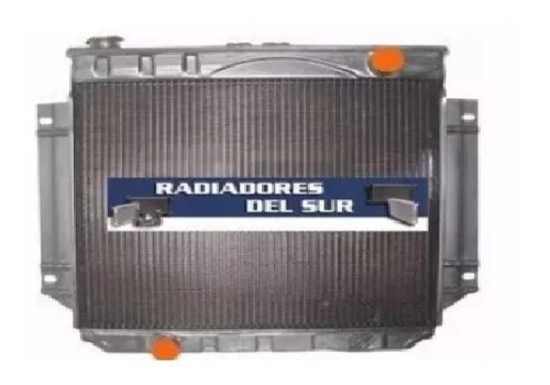 Radiador Ford F-100 221 1968 A 1981 6 Cilindros 4 Filas