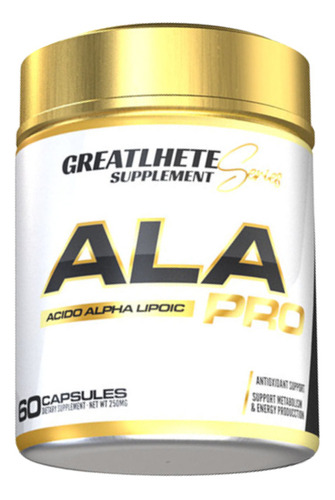 Ala Pro Acido Alfa Lipoico 60 Caps Greatlhete Dietafitness