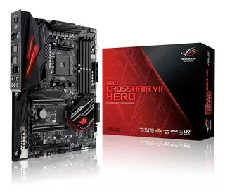 Asus Vii Hero Amd X470 Atx Ddr4-sdram Placa Base