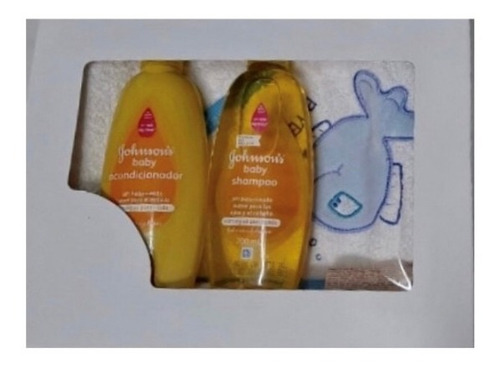 Imagen 3 de 4 de Combo Baño Del Bebe Toallon Accesorios Con Caja Regalo