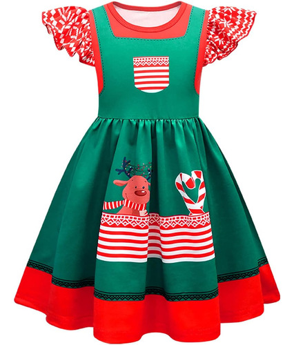 Varwaneo Vestidos De Disfraces De Navidad Para Niñas, Vestid