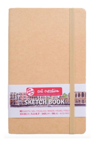 Libreta Art Creation Kraft 13x21cm 140gr 80hjas.