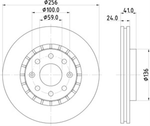 Disco Pagid Para Chevrolet Aveo 2013