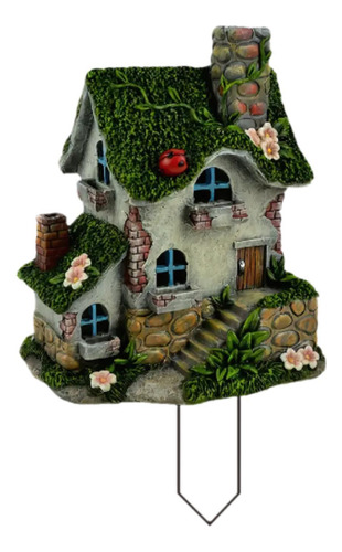 Estaca De Jardín Moss Cottage, Decoración De Jardín,