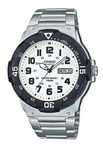 comprar Reloj Casio Mrw200 Negro Extensible Acero Bisel Giratorio 