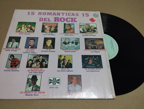 15 Romanticas Del Rock ---disco De Vinilo-vol. 1