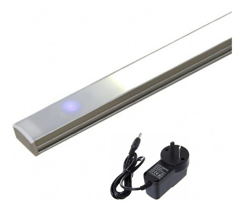 Perfil Led Bajo Alacena 220cm Calido Dimmer Touch Y Fuente