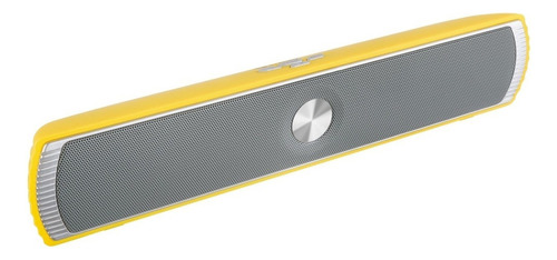 Bocina Recargable Bluetooth Usb Fm Soundbar Amarillo Steren