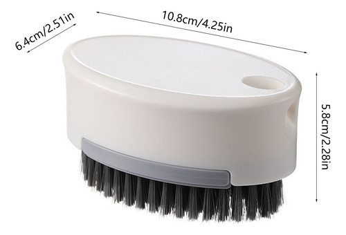 Double Sided Purpose Cleaning Brush Shoe Cloth Cleaning Brus
