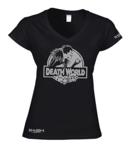 Anime Death Note Riuk Camiseta Personalizada Para Mujer