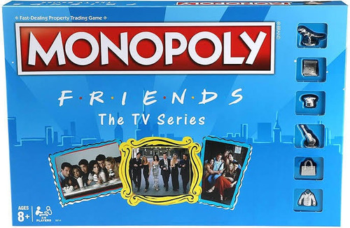Monopoly Friends Tv Series Con Tokens En 3d Juego De Mesa