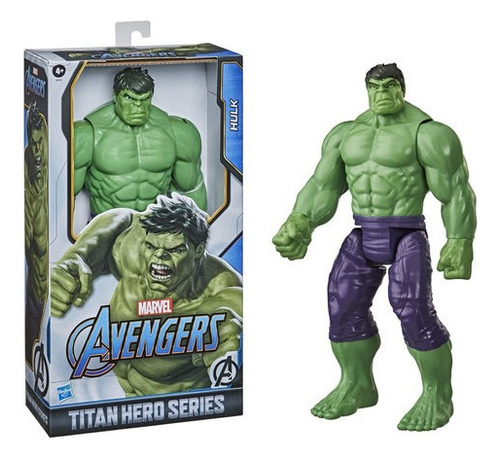 Figura De Acción Marvel Titan Hero Series Lujo Hulk