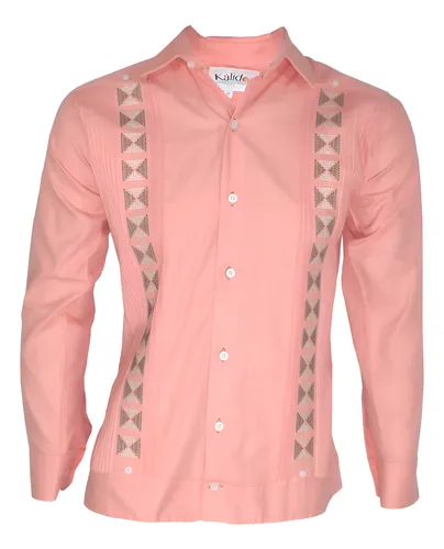 Guayabera color coral hotsell