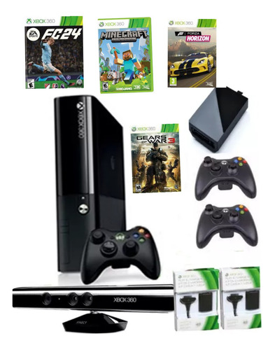 Xbox 360 Rgh 2 Controles Nuevos Kinect Disco Duro 500 Gb  (Reacondicionado)