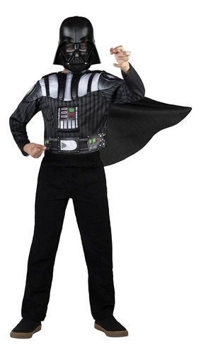 Star Wars Darth Vader Caja Oficial De Pecho Muscular Juvenil