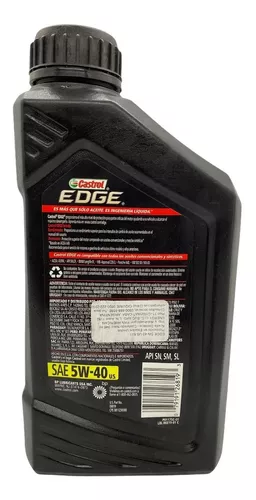 ACEITE CASTROL EDGE SINTETICO 5W40