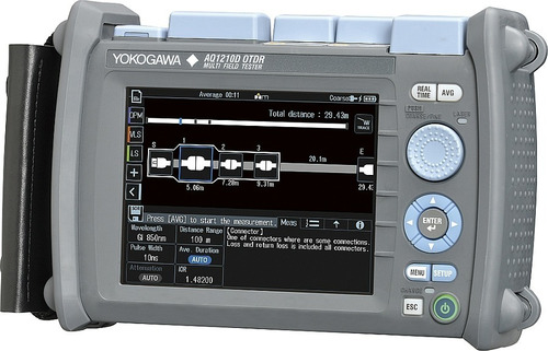 Otdr Quadriband Mm/sm Yokogawa Aq1210d 850/1310/1310/1550nm