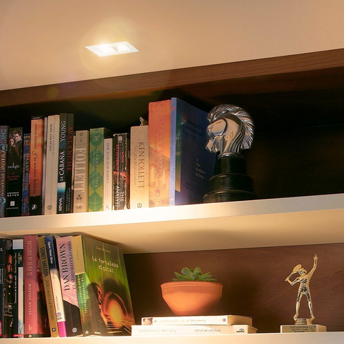 Imagen 3 de 5 de Lámpara Mini Cardan Led, Blanco, 6w, Incrustar Interior