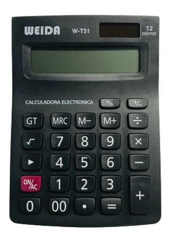 Calculadora De Escritorio Mediana Weida 12d Ar1 W-t51 Ellobo