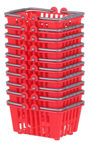 Minicesta De Supermercado, 10 Unidades, Minicesta De Almacen