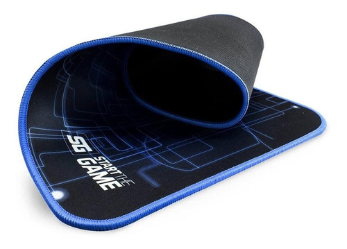 Imagen 3 de 4 de Mouse Pad gamer Vorago MPG-300 de fibra y caucho xl 345mm x 795mm x 5mm negro
