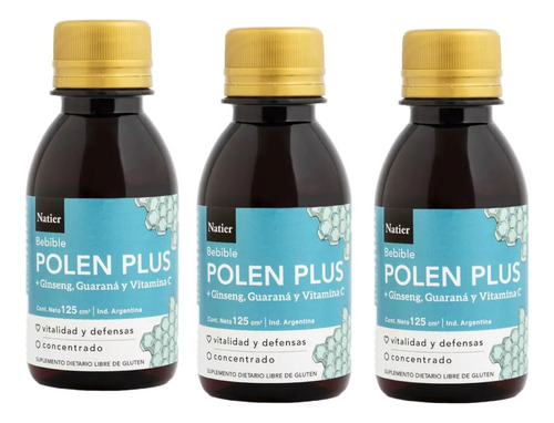 Polen Plus X3 Calidad De Sueño Natier 125ml C/u