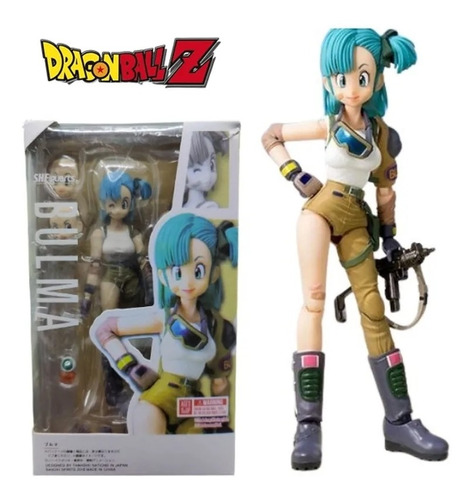 Figura De Acción De Dragon Ball Bulma Serie Mfg Soldado 