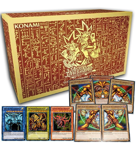 Yu-Gi-Oh mago oscuro alemán embalaje original box preventa Legendary cubiertas 2 Exodia