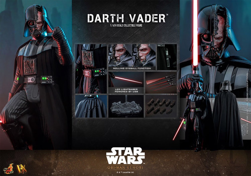 Darth Vader 1/6 Disney Star Wars Obi Wan Kenobi Hot Toys