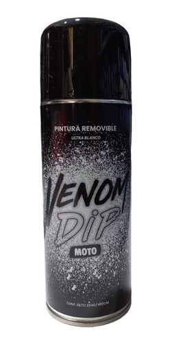 Pintura Spray Removible Moto Venom Dip Blanco Aerosol Mav