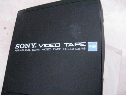 Mundo Vintage: Antiguo Sony Video Tape For Helican Scan