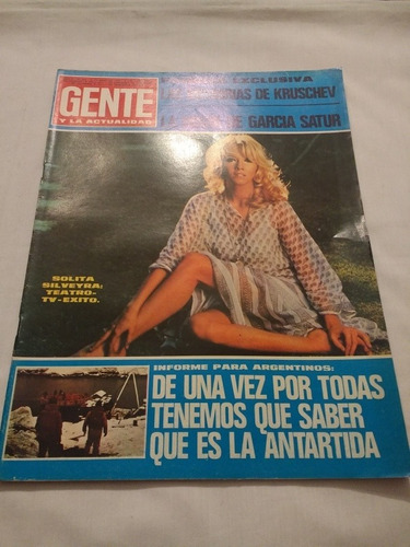 Revista Gente 459 Soledad Silveyra - Kruschev Año 1974