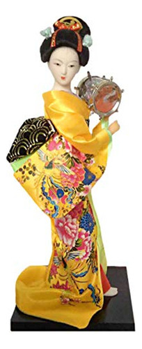 Docoop Japonesa Hermosa Geisha Figura Muñecas Con Lh3yd