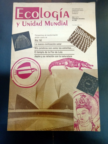 Imagen 3 de 3 de Revista Ecología Y Unidad Mundial 1, 2 Y 3